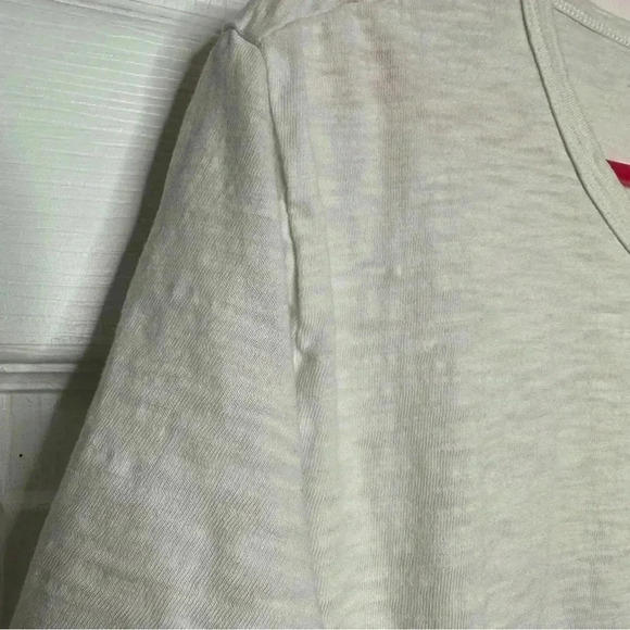 Old Navy T-Shirt White / Blue Stripes Size Large - Picture 6 of 16